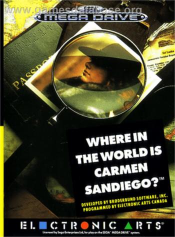 Cover Where in the World is Carmen Sandiego for Genesis - Mega Drive